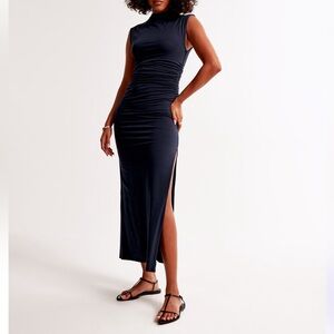 Abercrombie & Fitch Paloma Navy Maxi Dress